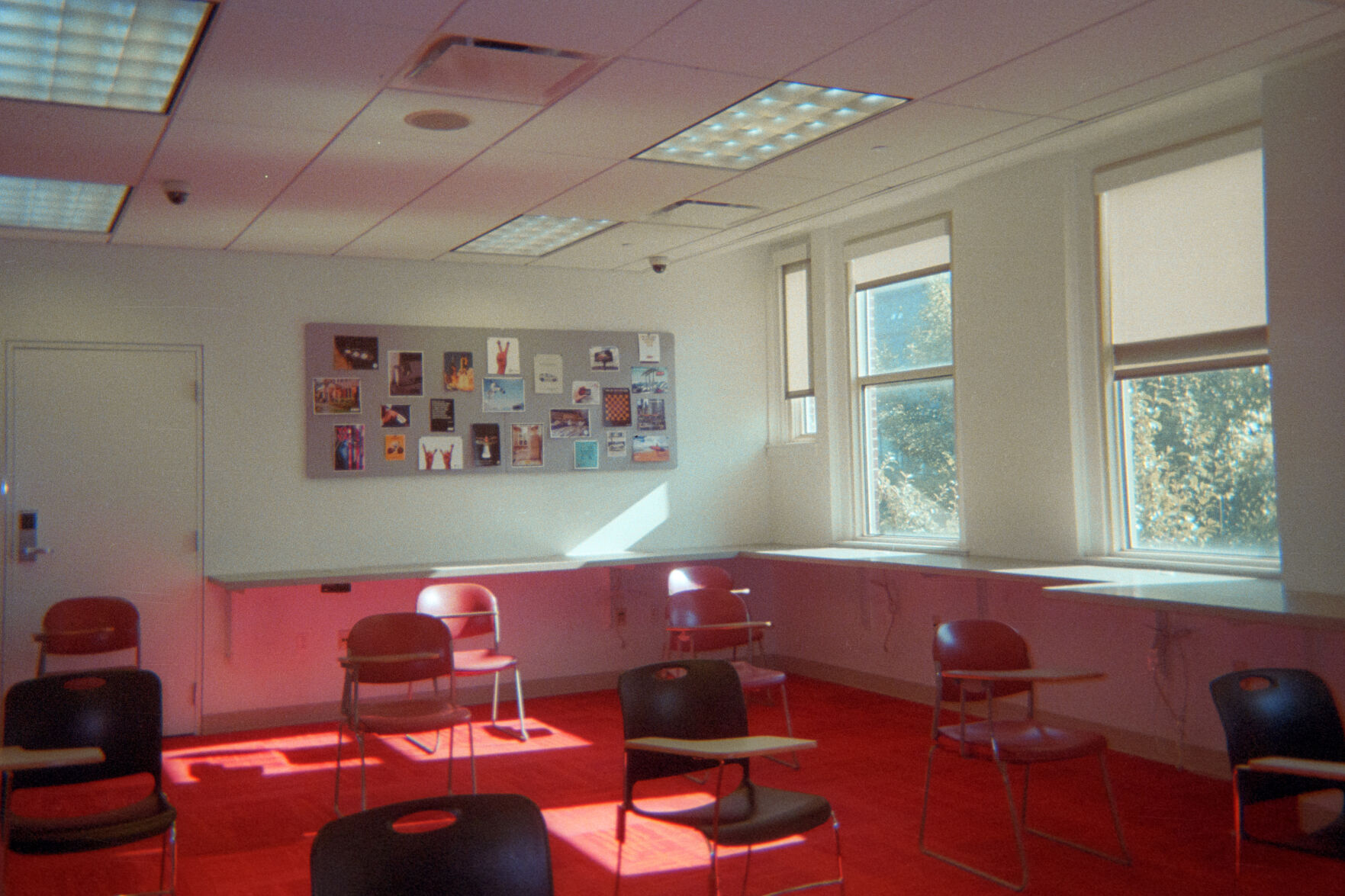 I took this photo in September moments after my in-person fundamentals of journalism class